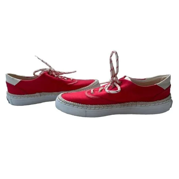 Kate Spade New York Women's Boat Party Espadrille Sneakers - Coral Rose Size 7.5 - Picture 5 of 7